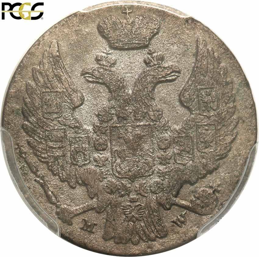 Polska XIX w./Rosja. Mikołaj I. 10 groszy 1839 MW, Warszawa PCGS XF